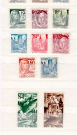 franz. Zone Rheinland Pfalz 1947-1949 MiNr. 1-52 postfrisch ohne Blöcke