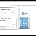 Gemeinschaftsausgabe MiNr. 9296 a OR postfrisch geprüft Bernhöft