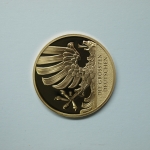 Medaille - Die größten Deutschen Konrad Adenauer 2008 vergoldet PP