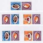 Montenegro MiNr. 104-105 postfrisch alle Zusammendrucke, Cept 2005