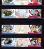 Isle of Man MiNr. 1591-1598 postfrisch alle Zusammendrucke, Cept 2010