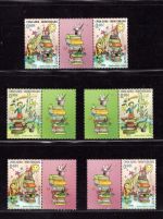 Montenegro MiNr. 233-234 postfrisch alle Zusammendrucke, Cept 2010