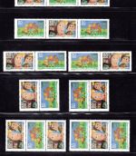 türk. Zypern MiNr. 711-712 A postfrisch alle Zusammendrucke, Cept 2010