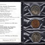 DDR 1988 Staatsbank der DDR "Verkehrswesen" 2 x 5 Mark zzgl. Medaille ST