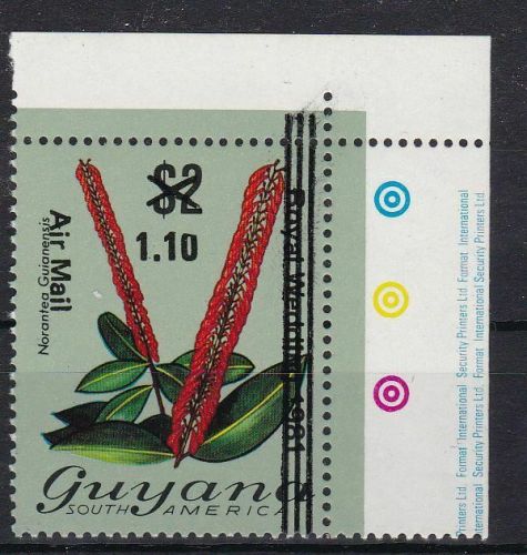 Guyana B692 postfr./mnh Aufdrucke 1981 Eckrand