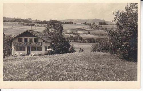 AK Konditorei Hollerweger Stein bei Immenstadt 1953