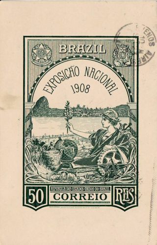 AK Brasilien Ausstellung 1908 Exposicao Nacional