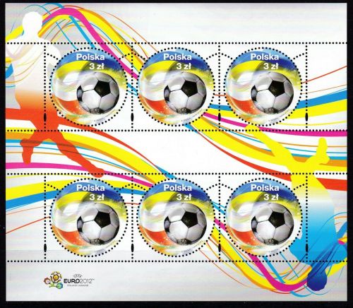 Polen 4572 Kleinbogen postfr./mnh Fußball soccer 2012