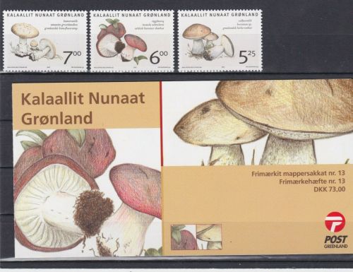 Grönland Greenland 431/436 postfr./mnh Pilze mushrooms 2005