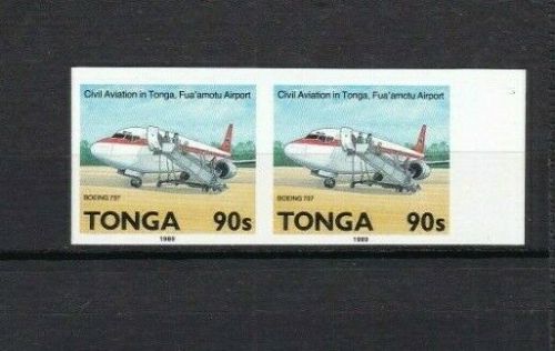 Tonga 1095 postfr./mnh Flugzeuge aviation ungez.imperf.