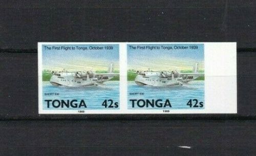 Tonga 1093 postfr./mnh Flugzeuge aviation ungez.imperf.