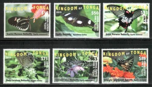 Tonga 2044/2049 postfr./mnh Schmetterlinge butterfly 2015 Michel 390 €