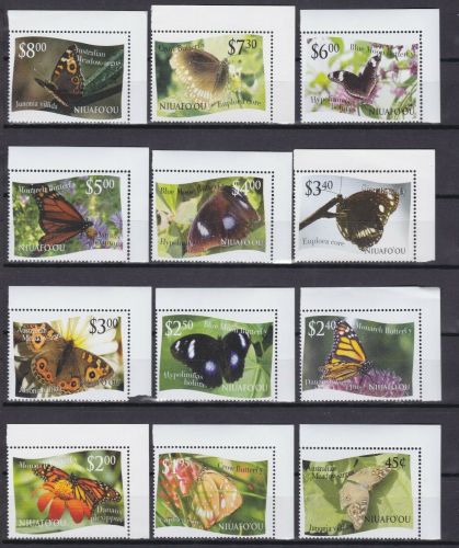 Niuafo´ou 445/456 postfr./mnh Schmetterlinge butterfly 2012