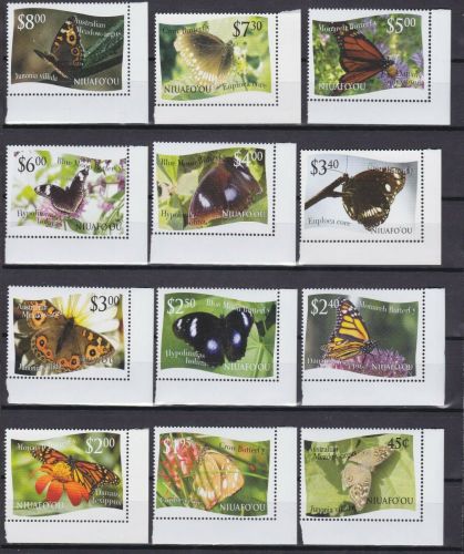 Niuafo´ou 445/456 postfr./mnh Schmetterlinge butterfly 2012