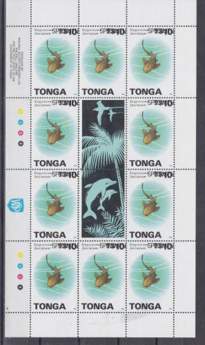 Tonga 1424 postfr./mnh Hai Shark 1992 SPECIMEN