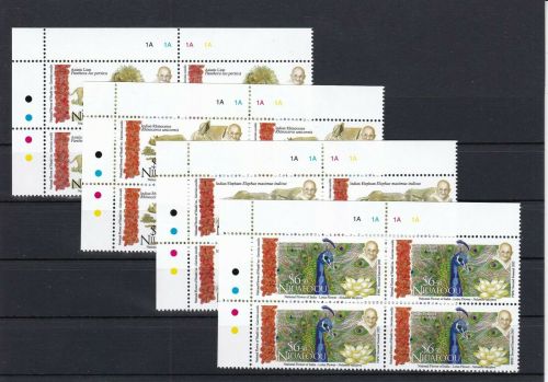 Niuafo´ou 603/606 4er-Block postfr./mnh Gandhi Tiere animals Michel 92 €