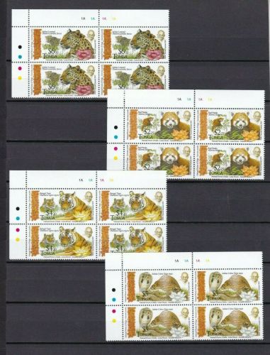 Tonga 2074/2077 4er-Block postfr./mnh Gandhi Tiere animals Michel 92 €
