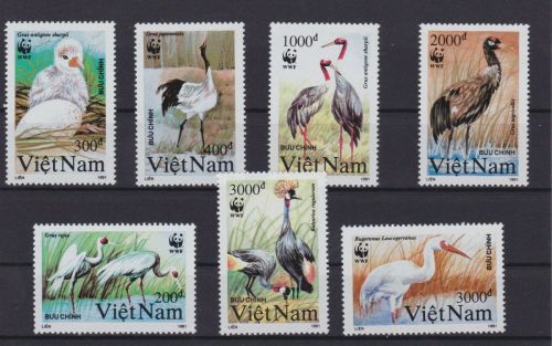 Vietnam 2302/2308 postfr./mnh Vögel birds WWF