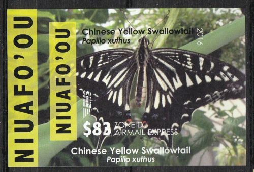 Niuafo´ou Block 60 U postfr./mnh Schmetterlinge butterflies ungez. IMPERF.