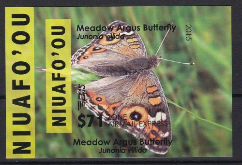 Niuafo´ou Block 59 U postfr./mnh Schmetterlinge butterflies ungez. IMPERF.
