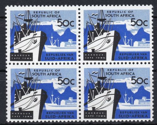 RSA Südafrika 439 4er-Block postfr./mnh Schiffe ships