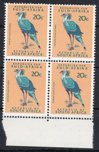 RSA Südafrika 372 4er-Block postfr./mnh Vögel birds