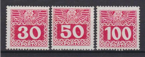 Österreich Porto 41/44 mit Falz