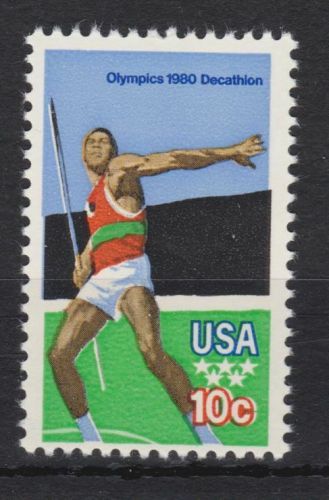 USA 1395 postfr./mnh Olympia Olympics verschobener Druck