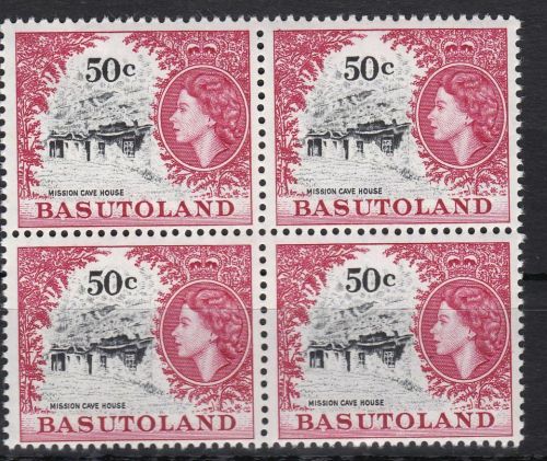 Basutoland 90 4er-Block postfr. /mnh Queen Elizabeth 1964