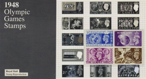 Großbritannien Official Reproduction Presantation Pack Olympia Olympics 1948
