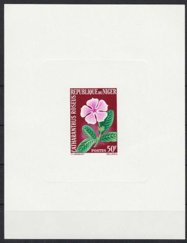 Niger 92 postfr./mnh Blumen flowers 1965 Epreuve de Luxe