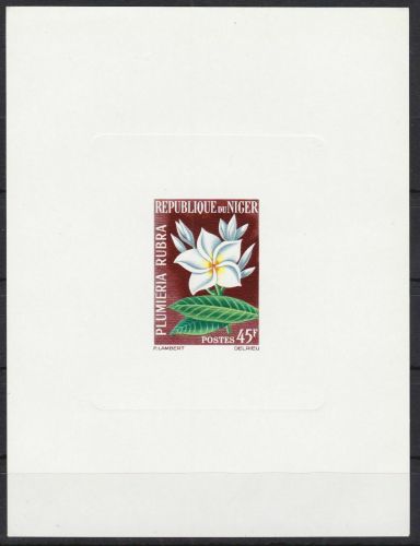 Niger 91 postfr./mnh Blumen flowers 1965 Epreuve de Luxe