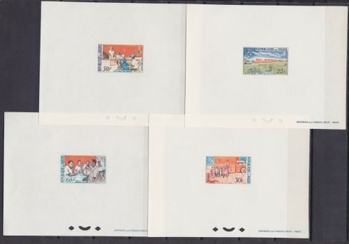 Niger 72/5 postfr./mnh Weltgesundheitsfürsorge OMNES 1964 Epreuve de Luxe