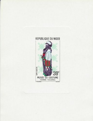 Niger 49 postfr./mnh Trachten costumes 1963 Epreuve de Luxe