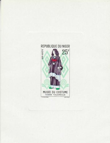 Niger 48 postfr./mnh Trachten costumes 1963 Epreuve de Luxe