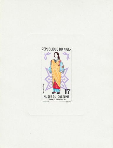 Niger 46 postfr./mnh Trachten costumes 1963 Epreuve de Luxe