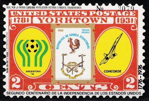 Äquatorialguinea Block 203 postfr./mnh Fussball soccer 1978 Concorde