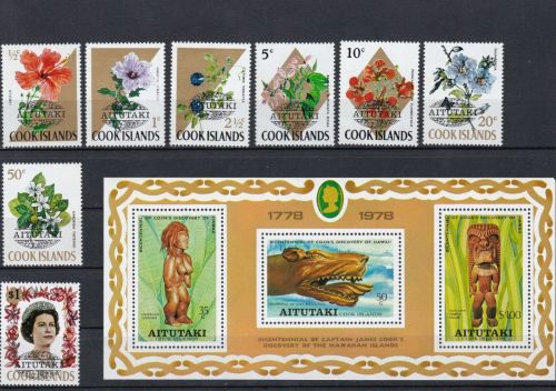Aitutaki postfr./mnh Lot 1972/1994 Michel 63 €