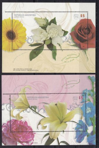 Argentinien Block 98/99 postfr./mnh nach Blumen duftend 2008