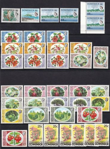 Dominica postfr./mnh Sammlung aus 1963/2007 Michel 312 €