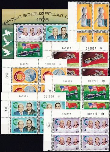 Togo 1110/ 15 + Block 96 postfr./mnh Weltraum space