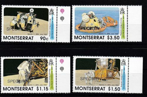 Montserrat 757/760 postfr./mnh Weltraum space SPECIMEN