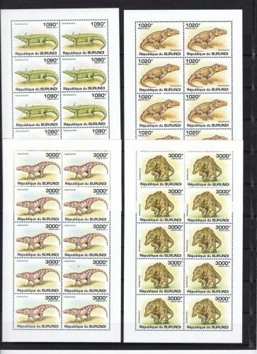 Burundi 2070/2073 postfr./mnh Dinosaurier dinosaurs Michel 95 €