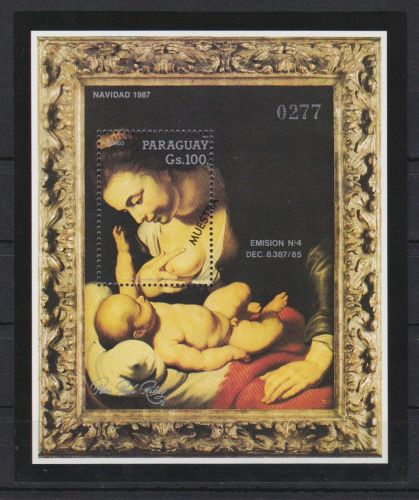 Paraguay Block 448 postfr./mnh Gemälde paintings MUESTRA