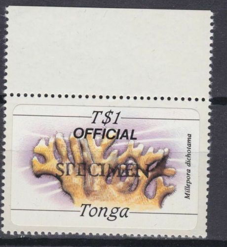 Tonga Dienst 234 B postfr./mnh Koralle coral SPECIMEN