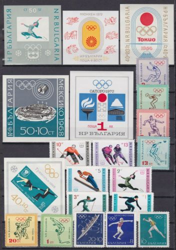 Bulgarien postfr./mnh Olympia Olympics 1960/1972
