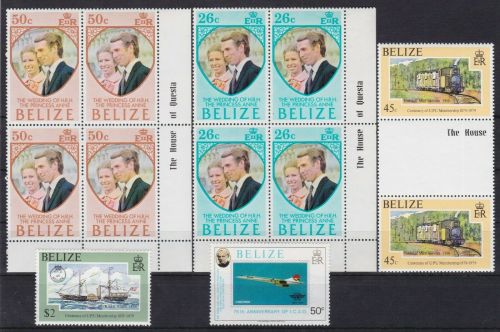 Belize Lot postfr./mnh aus 1973/2002 Michel 152 €