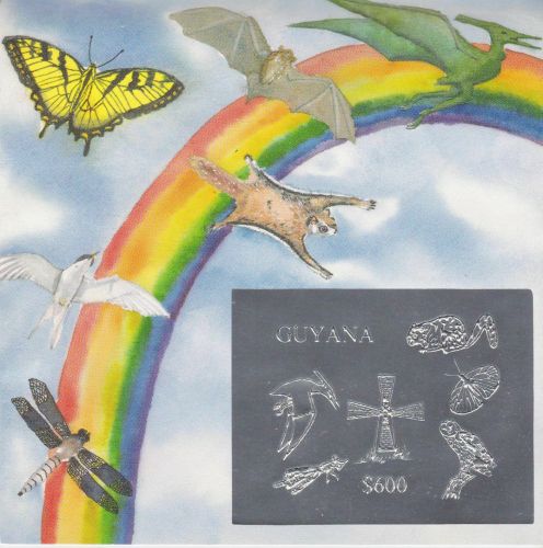 Guyana Block 251 postfr./mnh Tiere animals SILVER