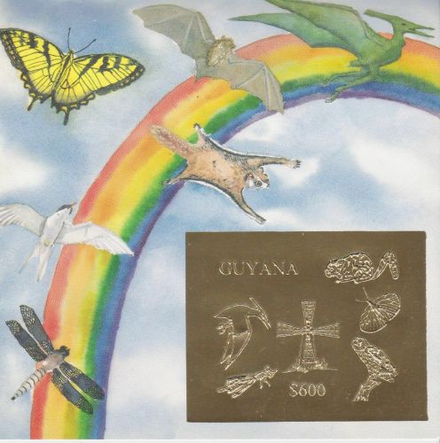 Guyana Block 250 postfr./mnh Tiere animals GOLD