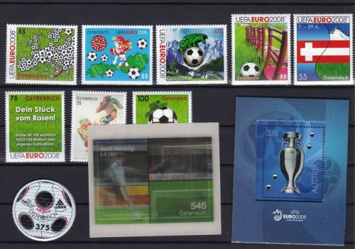 Österreich postfr./mnh Lot Fußball soccer 2004/2016